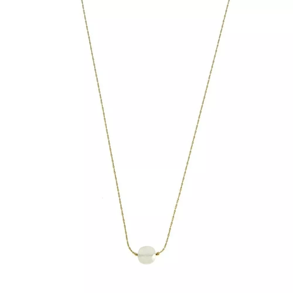 Collier Allia plaqué or nacre