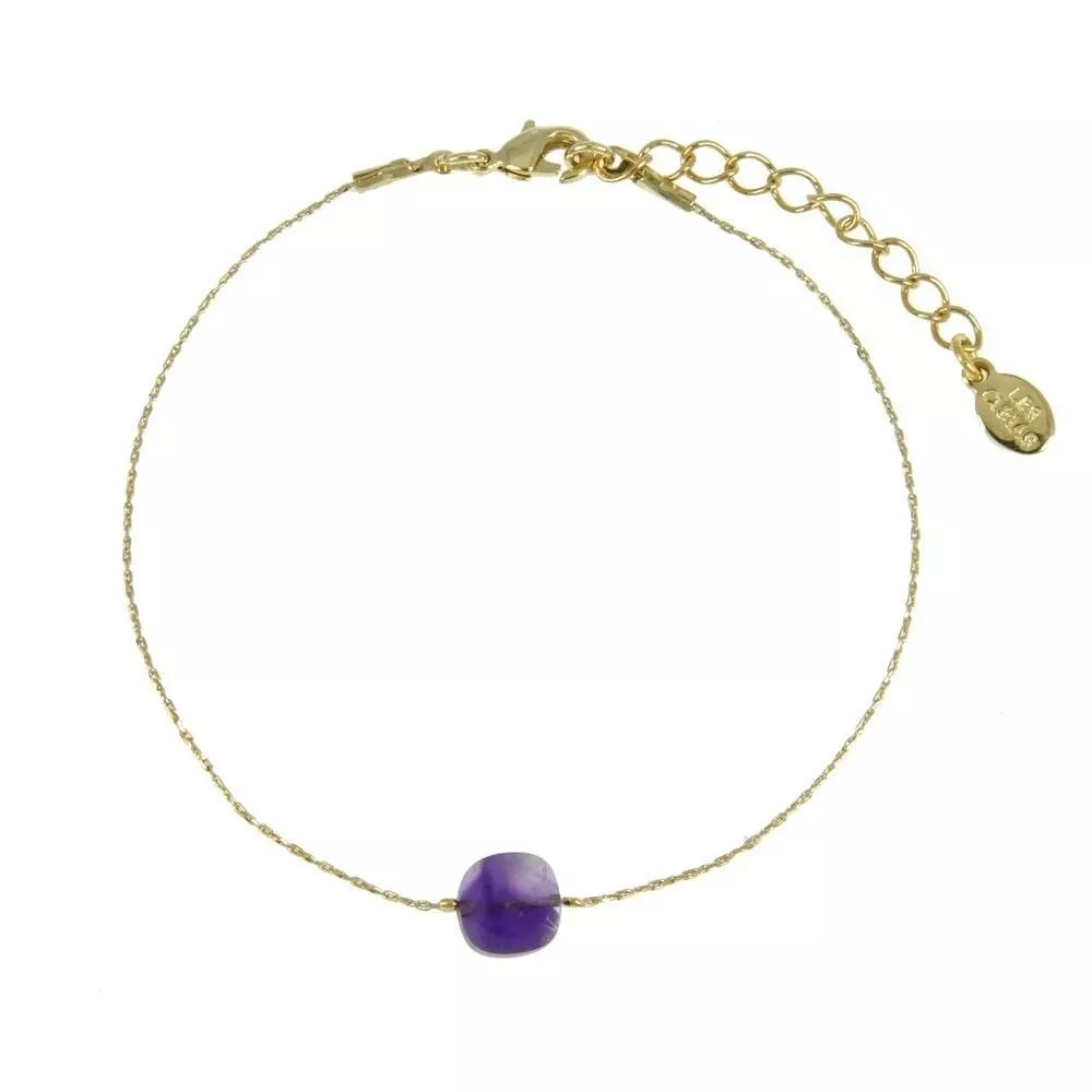 Bracelet Allia plaqué or violet